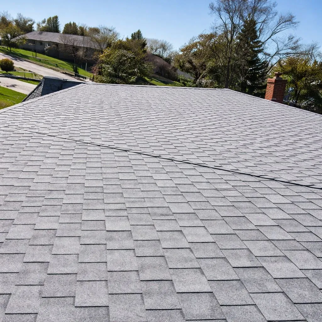 Modern shingle installation with extended warranty coverage